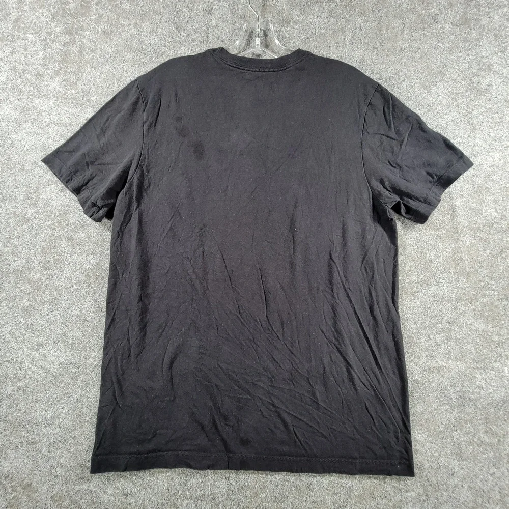 Nike Sportswear Graphic T-Shirt Mens M Black Just Do It Logo Basketball is Music